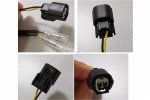 Connector leads PUIG 3703N MODELS KAWASAKI Negru