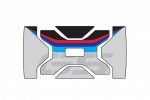 Set actipilde PUIG 20229N Negru pentru cutii BMW