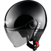 JET helmet AXXIS SQUARE solid black gloss L
