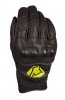 Short leather gloves YOKO BULSA black / yellow S (7)
