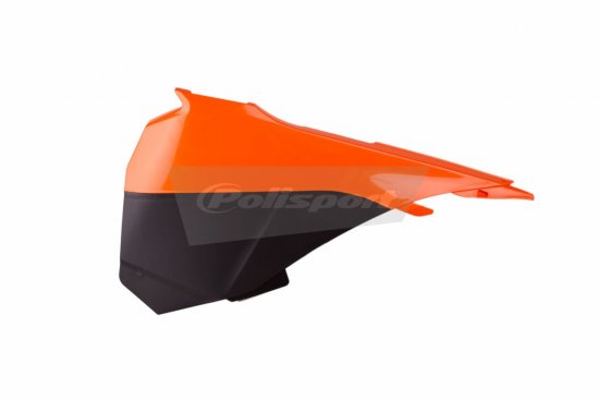Airbox covers POLISPORT 8453200001 orange KTM/black
