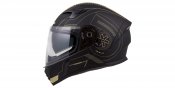 Se poate monta in casca integrala CASSIDA INTEGRAL 3.0 TURBOHEAD black matt/ gold XS