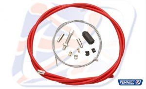 Kit universal cablu de ambreiaj Venhill U01-1-100-RD 1,35m Rosu