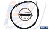 Clutch cable kit Venhill U01-1-201 Negru